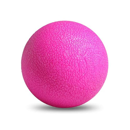 GOGO Massage Lacrosse Ball for Physical Therapy, Myofascial Release, Yoga Deep Tissue, Trigger Point, Muscle Soreness (Hot Pink) - color: Hot Pink