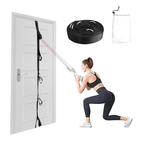 Door Anchor for Resistance Bands Exercise: Secure Multi Point Anchor Gym for Home Fitness, Portable Workout Resistance Band Door Anchors