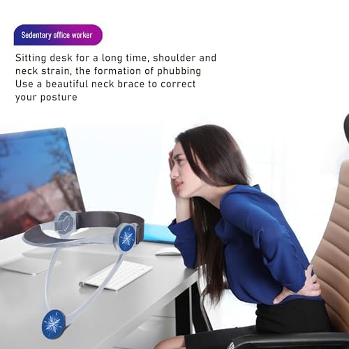 360° Adjustable Neck Collar - Neck Support with Neck Stretcher | Cervical Collar Made of Plastic for Correcting Forward Head Posture and Relieving Neck Pain
