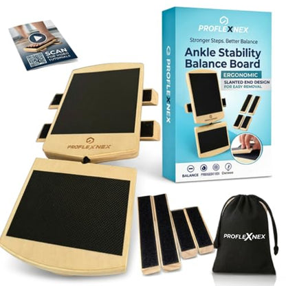 Birchwood Ankle Strengthener 5-IN-1 Ankle Foot Strengthener Exerciser for Sprained Ankle,Stability. Single Leg Balance Board, Posture Corrector, Posture Correction & Plantar Fasciitis Relief