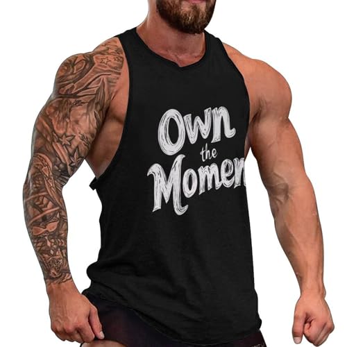 domirica Workout Tank Tops for Men Crewneck Pullover Loose Fit Gym Breathable Lightweight Muscle Casual Sleeveless Shirts