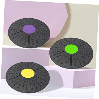 KOMBIUDA Non-slip Balance Exercise Board with Rotation and Massage Surface Fitness Balance Tool for Core Stability and Coordination Training at Home