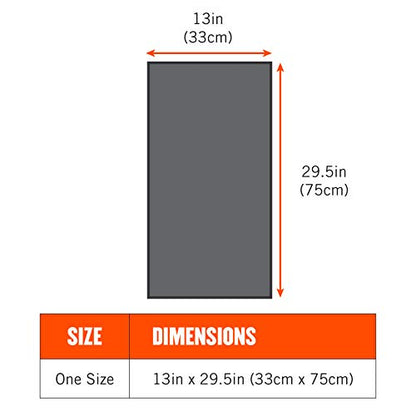 Ergodyne Chill Its 6602 Cooling Towel, Long Lasting Cooling Relief,Lime 29.50" x 0.50" - color: Lime