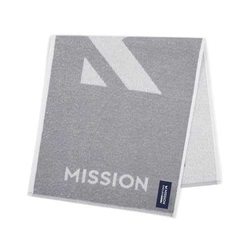 MISSION Instant Cooling Up to 8 Hours Enduracool+ Performance Towel, UPF 50, Fast Drying, for Outdoors, Running, Sports, Hiking, Camping, Gym - color: Ash Gray, size: Large