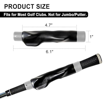 Golf Grip Trainer Right Hand, Grip Trainer Golf Club, Correct Hand Position - color: gray