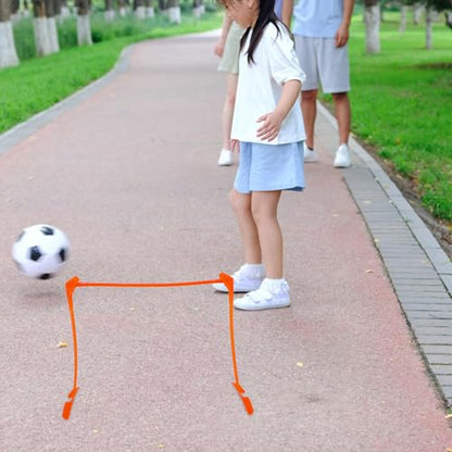 Homoyoyo Soccer Agility Hurdles Adjustable Height Wear-Resistant Plastic Speed Hurdles Foldable Training Equipment for Football Running and Athletic Drills