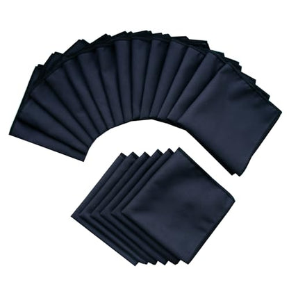 Unisex Sweat Absorbing Microfiber Handkerchiefs Quick Dry Sport Gym Towels 5 Pack - color: W07-20pcs Black