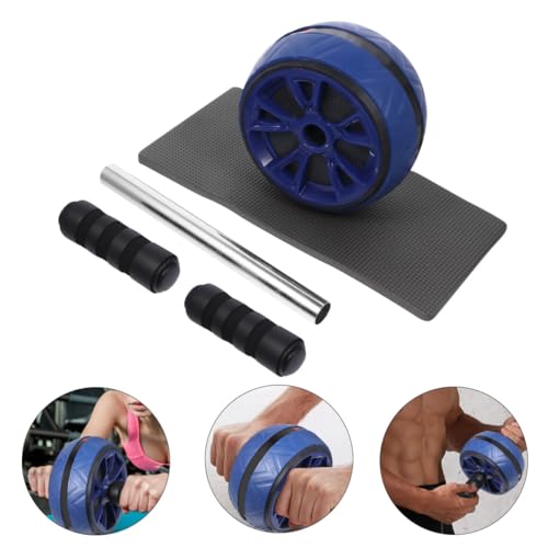 Happyyami 2pcs Ab Roller Wheel with Wide Stable Wheel and Ergonomic Handle for Core Strength Fitness Exercise Suitable for Men Women Beginners Home Gym Equipment