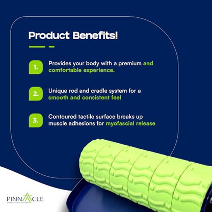 Pinnacle TRS Massage Roller - Modular Portable Muscle Roller for Sore Muscles and Full Body Adjustments - style: TRS