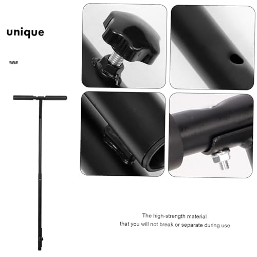 BESTonZON Stainless Steel Mini Trampoline Handle Bar Single Armrest for Boy Girl and Adults Fitness Metal Accessory for Indoor Small Trampoline Safety and Stability