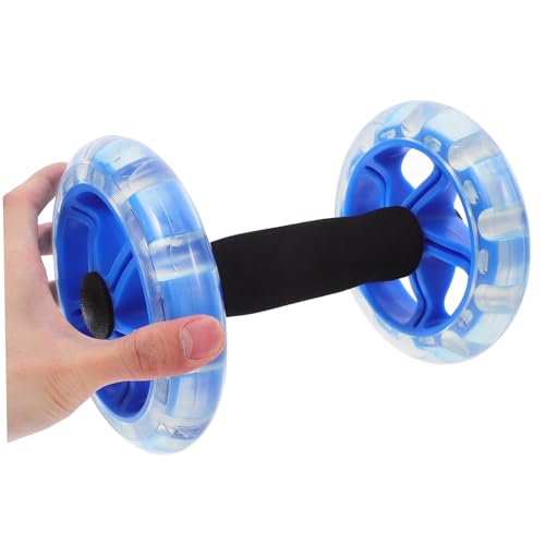 Dual Wheel Ab Roller for Core Strengthening Tummy Shaping Fitness Device Knee Pad for Men and Women Home Workouts
