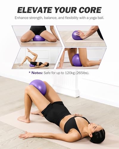 Upgraded Pilates Bar Kit with Resistance Bands Natural Latex for Women & Men, Heavy-Duty Stainless Steel Multifunctional Yoga Pilates Stick for Home Gym Exercise Fitness Equipment Full-Body Workouts