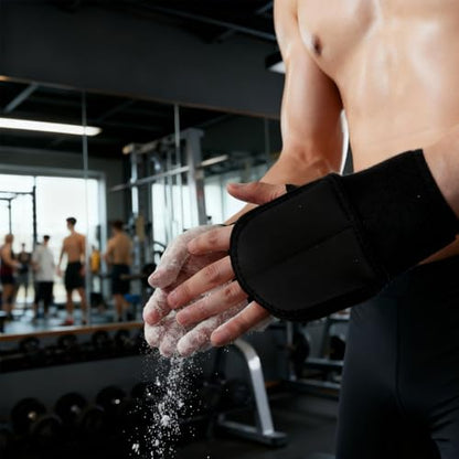 Weighted Training Gloves for Hand Stability and Dexterity - Fingerless Grip Strengthening Gloves for Tremors, Endurance, Boxing, and Fine Motor Skills (Black,Universal size)