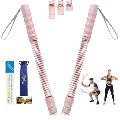 Cordless Battle Ropes for Home Gym & Apartment-Portable Ropeless Battle Ropes for Strength Training, HIIT & Full Body Exercise Includes Workout Guide & Storage Bag