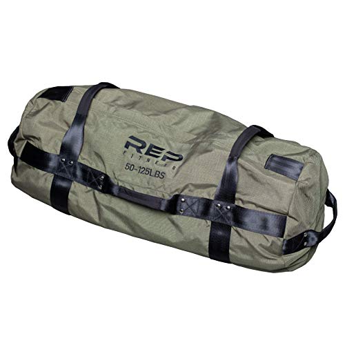 REP Fitness Sandbags - Heavy Duty Workout Sandbags for Training, Cross-Training Workouts, Fitness, Exercise and Military Conditioning - Multiple Sizes and Colors - color: Large-ArmyGreen