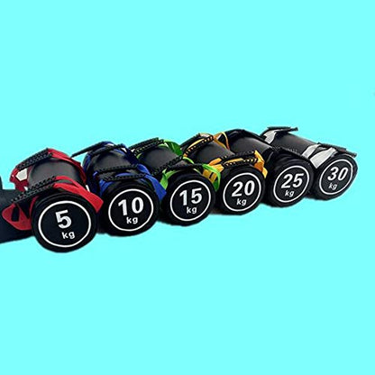 Fitness Sandbag Weightlifting Training Sandbag Kettlebells with Weight-Bearing Bags, PVC Adjustable Weight Sandbag with Handles, Weightlifting Dumbbell for Home Training,Fitness,Yoga