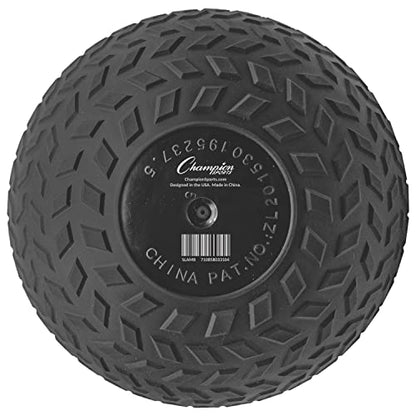 Champion Sports Rhino Fitness Slam Ball – Sand-Filled, Bounce-Resistant Ball for Strength & Conditioning, 6–50 lb - style: 8 Pound