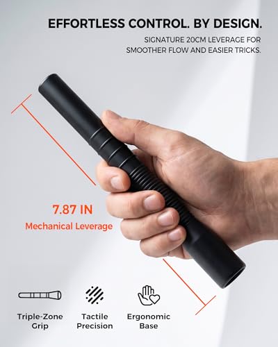 YUEDONG Soft Beaded Jump Rope for Teens & Adults, World Champion Luke Boon Collaboration, Adjustable Freestyle Jump Rope with 20cm Long Handles, Tangle-Free TPU Beads for Rhythm Training, Fitness Workout & Tricks