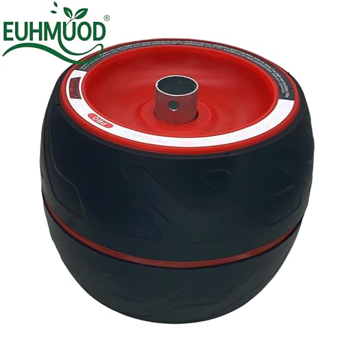 Ab Roller Wheel with Built-in Spring Resistance, Ergonomic Core Workout Equipment for Home Gym, Dual-Wheel Design & Non-Slip Grips - 300lb Capacity