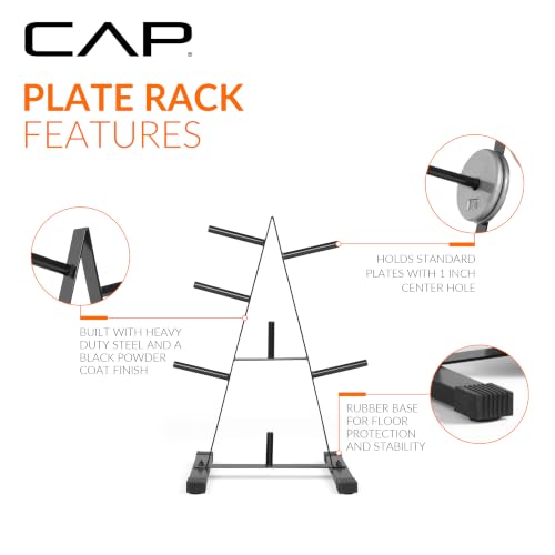 CAP Barbell Weight Plate Rack for 1-Inch Weight Plates