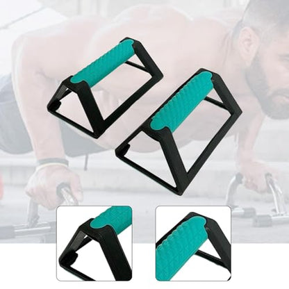 2Pcs Push Up Bars with Non-Slip Grips, Ergonomic Handles for Calisthenics, Aerobics, Home Gym Equipment (7.48 x 4.33 x 2.76 inch)