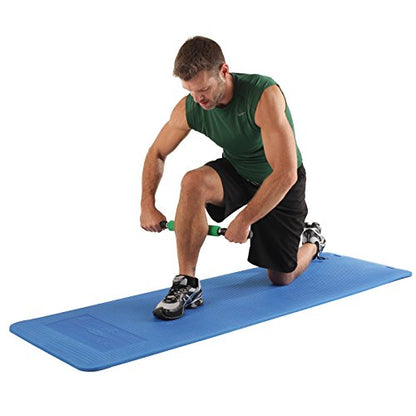 THERABAND Roller Massager +, Muscle Roller Stick for Self-Myofascial Release, Deep Tissue Massage Rolling Pin, Trigger Point Release, Muscle Soreness, Best Gift for Runners, Athletes, Crossfit