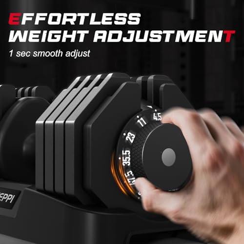Keppi Adjustable Dumbbells Set of 2, Quick Adjust Weights for Home - style: 60LB-Pair
