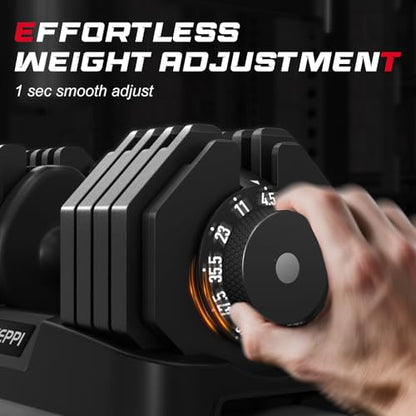 Keppi Adjustable Dumbbells Set of 2, Quick Adjust Weights for Home - style: 60LB-Pair