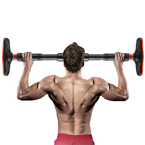 Pull Up Bar no Drilling,Doorway Chin Up Bar for Home Gym Adjustable to Width with a Width of 27-36 Inches with Large Anti-Slip Mat and Safety Lock, Max Support for 330 lbs OT160 - size: 90-125cm