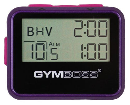 Gymboss Interval Timer and Stopwatch - Violet/Pink Metallic Gloss