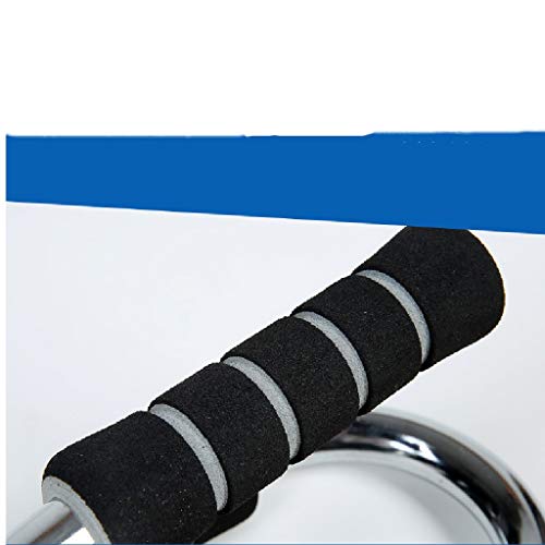 Metal Push Up Bracket- Bars - Strong Chrome Steel Pushup Stands with Comfortable Foam Grip,Sturdy and Less Wrist Strain