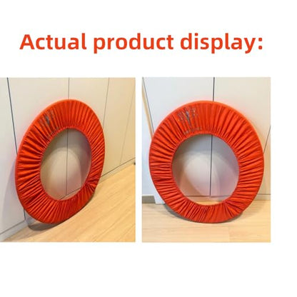 Artistic Gymnastic Protective Cover,Rhythmic Gymnastics Ring Calisthenics Equipment Appratus Accessory Case Cover Fits Up to 5 Rings of 70~90cm - color: Red