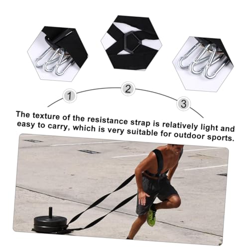 GANAZONO Resistance Sled Pull Strap Multi Functional Load Bearing Fitness Belt for Strength and Endurance Training and Durable for Efficient Workouts