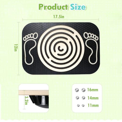 Balance Board Maze for Kids, 17.5 IN Toddlers Wobble Board for Training