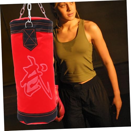 Empty Kick Sandbag Durable Hanging Fitness Bag for Boxing and Karate Training Fine Workmanship Stylish Design for Adults Unfilled Punching Bag for Exercise