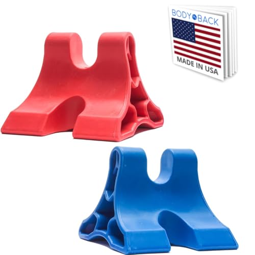 Body Back Davinci Tool Neck Massager for Pain Relief Deep Tissue Blue & Red - style: Firm & Extra Firm