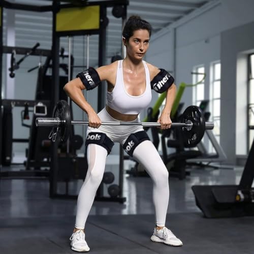 BFR Training System Blood Flow Restriction Bands Complete Arm Package，Upper and Lower limbsfor Rock-Solid Results (Full Set), black