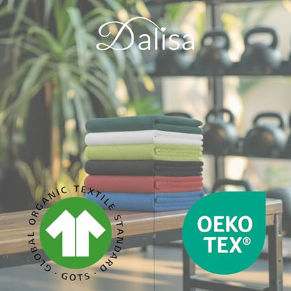 Dalisa Bench Hood Gym Towel – 100% Turkish Cotton – Non-Slip Hooded Design for Weight Benches – 450 GSM – 19.7" x 51.2" – Ultra-Absorbent, Quick-Dry Workout Towel – Made in Türkiye – Lime Green - color: Lime Green