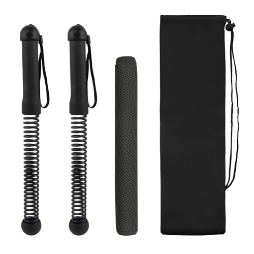 Ropeless Battle Ropes, 2 Pcs Weighted Cordless Workout Ropes with Non-Slip Handles, Training Ropes for Home Gym, HIIT, Strength & Full Body Workout, with Carry Bag & Cooling Towel