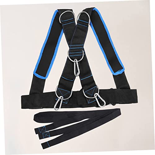BESPORTBLE Resistance Bands Set Pull up Bands Sled Workout Harness Fitness Strap Shoulder Strap Material Sturdy No- Strength Building