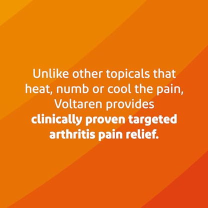 Voltaren Arthritis Pain Gel for Powerful Topical Arthritis Pain Relief with Diclofenac Gel - Easy Open Cap - 100 g X 2