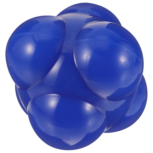 Abaodam Hexagonal Reaction Ball Silicone Agile Training Ball for Hand-Eye Coordination Goalkeeper Fitness Exercise Equipment for Home Football Drills