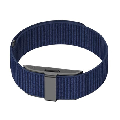 CAMTOVGCA Nylon Loop Compatible with Hume Band, Nylon Replacement Strap, Soft Adjustable Breathable Sport Wristband for Fitness Tracker - color: Blue