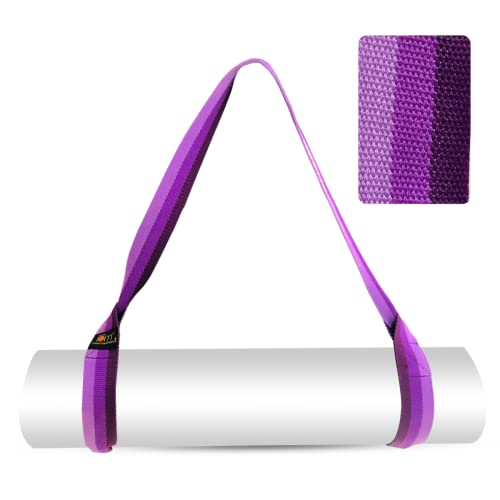 Yoga Mat Carrier Strap | Adjustable Mat Holder Sling for Carrying Mats | Thick & Comfy Texture | Yoga Mat Strap