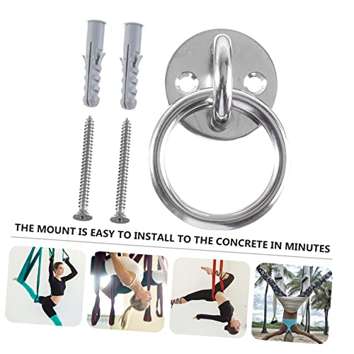 balacoo Ceiling Anchor Fixed Disk Wall Mount Suspension Trainer Bracket Gym Equipment for Home