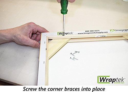 Wraptek- Canvas Stretcher Bars Frame 2 Bar Pack (20") - size: 20"