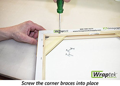 Wraptek- Canvas Stretcher Bars Frame 2 Bar Pack (20") - size: 20"