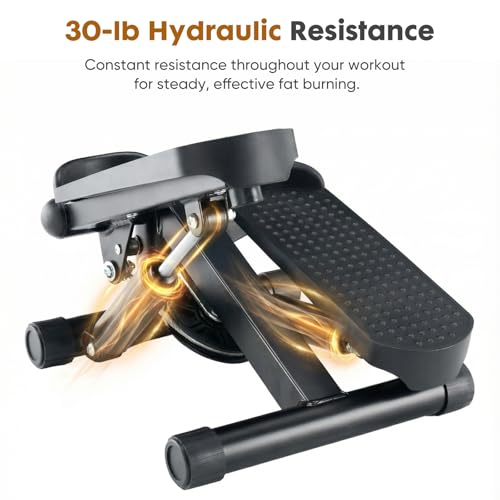 NEWBULIG Mini Stepper for Exercise at Home Stair Step Machine for Indoor Fitness Portable Home Gym Stepper for Full Body Workout 300lb Weight Capacity