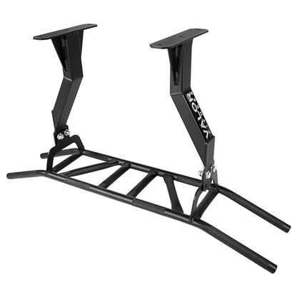 Valor Fitness Multi Grip Pull Up Bar - Wall or Ceiling Mount Chin Up Bar -Upper Body Muscle Building Station - Home Gym Workout Equipment