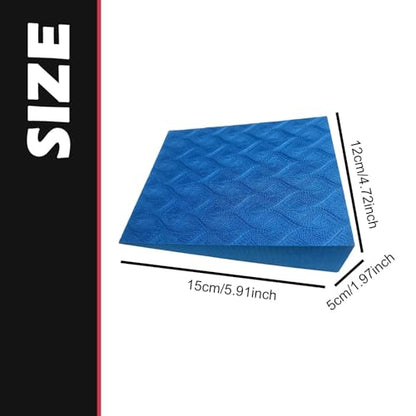 2 Pieces Yoga Brick Slant Board Calf Stretcher EVA Squat Wedge Block Heel Elevated Block Stable Base Suitable for Gym Pilates Stretching Home Exercise
